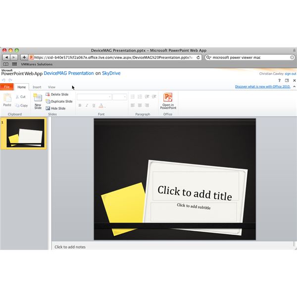 get storyboard for powerpoint with a mac