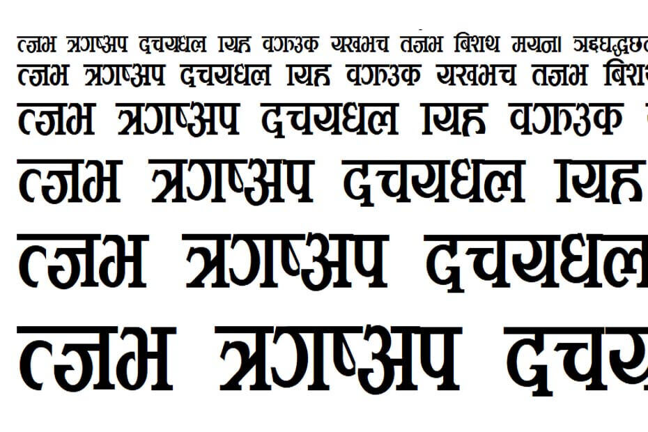 hindi font free download
