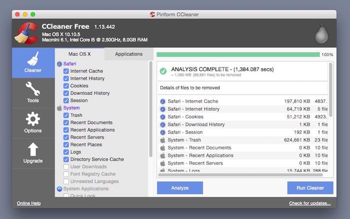 alternatives to ccleaner for mac